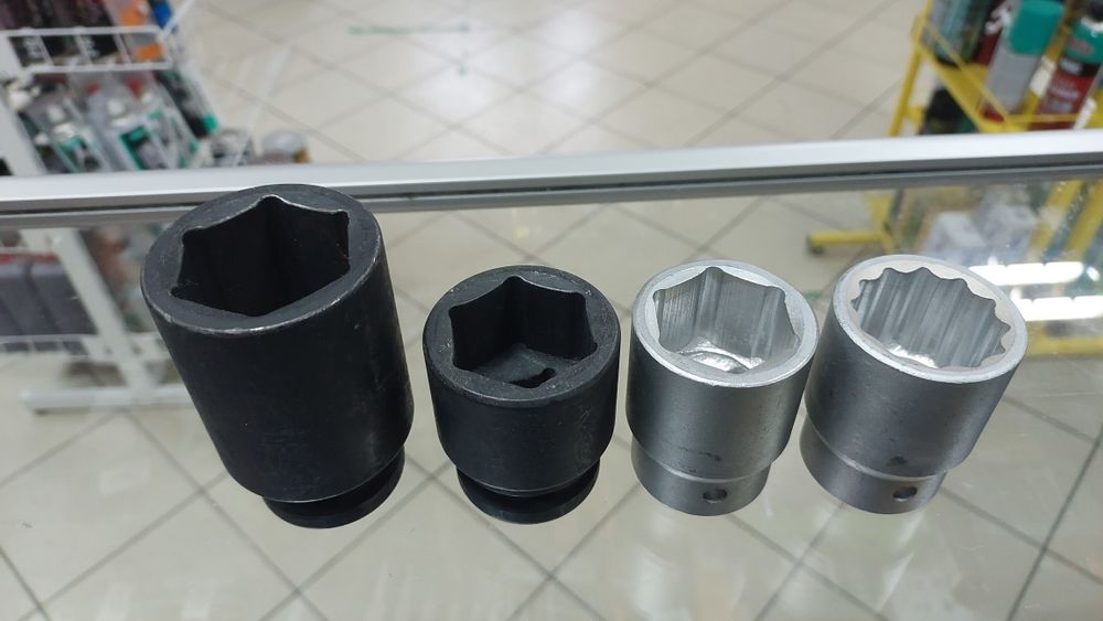 Головки торцевые 1/2, 3/4, 1 дюйм(а). E-профиль.