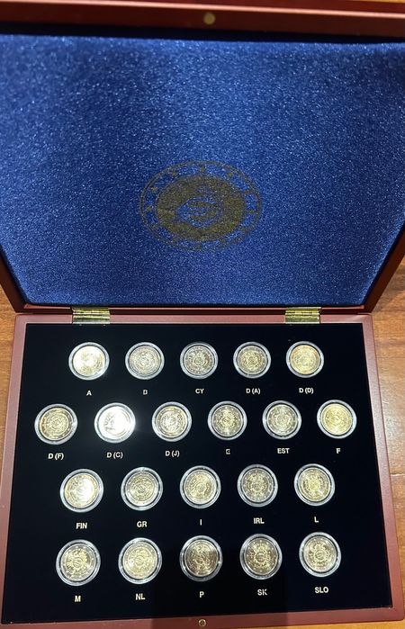 Coleção comemorativa de 2euros