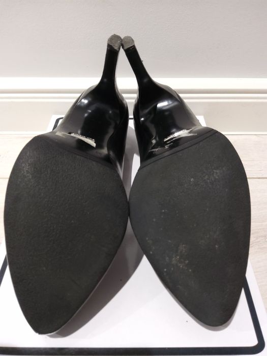 5th Avenue, Skórzane, wysokie szpilki na platformie