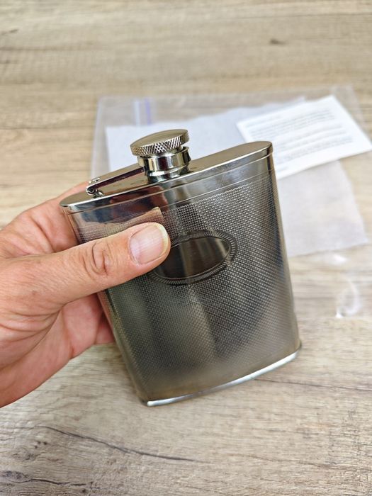 Фляга для напитков 6 oz (180 мл) из нержавеющей стали, новая
