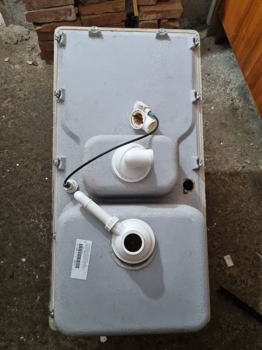 Zlewozmywak dwukomorowy tegranit