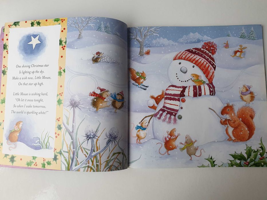 книга дітям анлійською сніговик Різдво пригоди  Ten Christmas Wishes