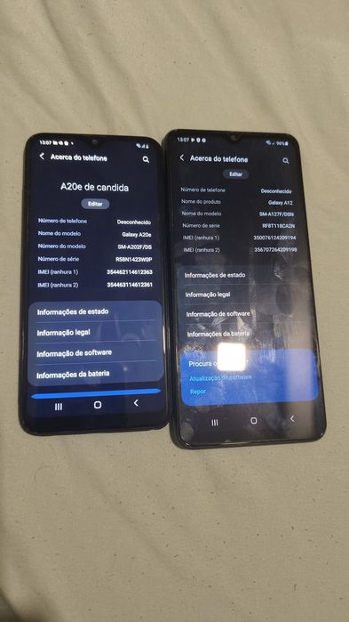 Samsung a12 mais a20e