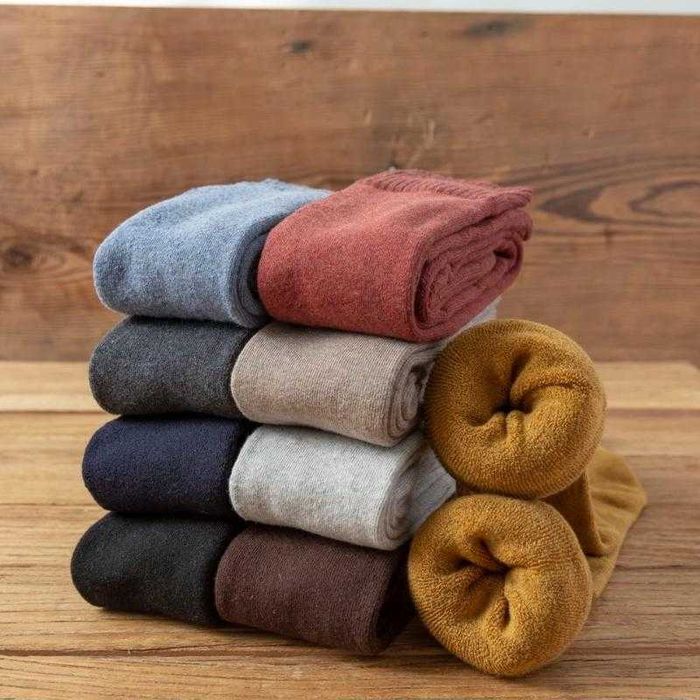 Махрові гольфи теплі в асортименті зимові високі шкарпетки теплі беж