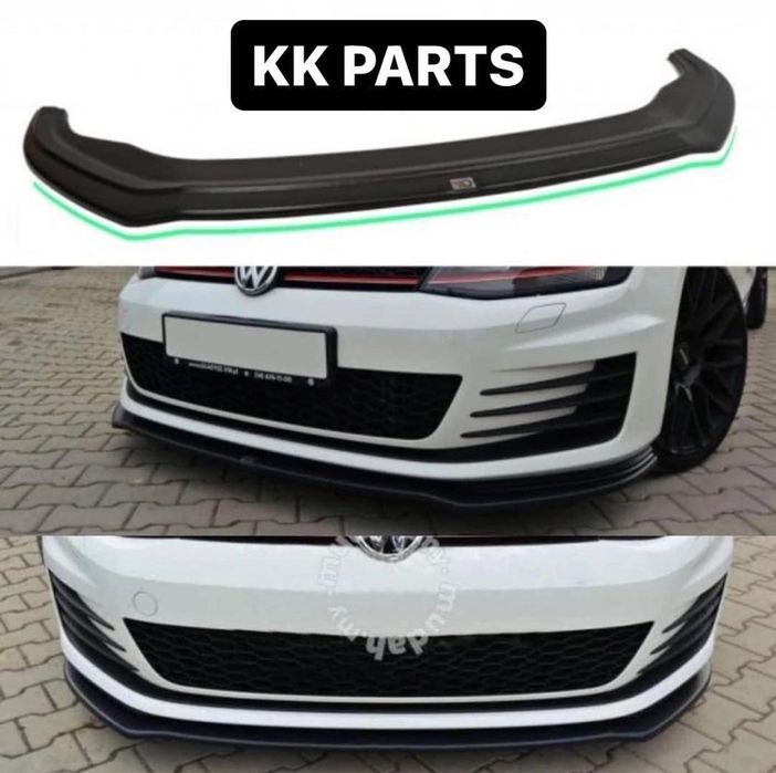 LIP SPOILER FRONTAL PALA ABA LÂMINA VW GOLF 7 7,5 VII GTI TCR GTD R