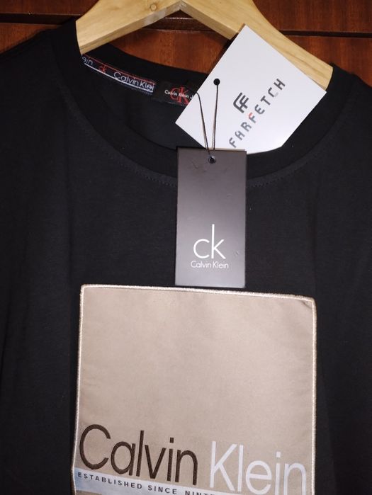 T-shirt nova qualidade Ralph Lauren XL e CK XXL
