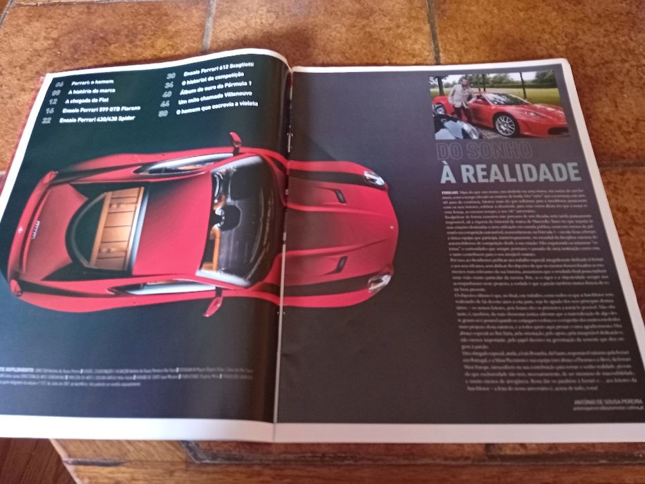 Ferrari, tudo sobre Ferrari + Ferrari 60 anos mito, revistas antigas