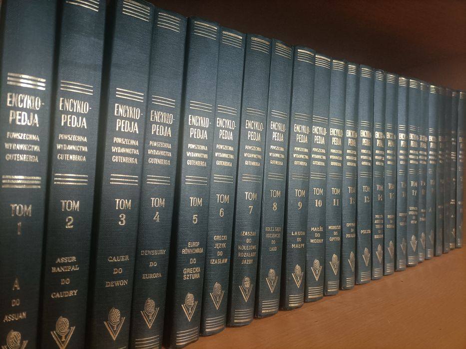 Wielka Encyklopedia Powszechna Gutenberga 22+1 tomów