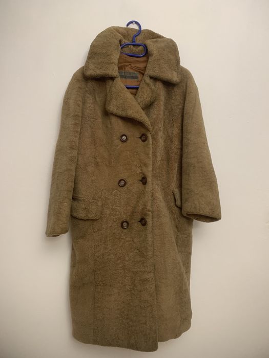 Kożuch brązowy naturalny