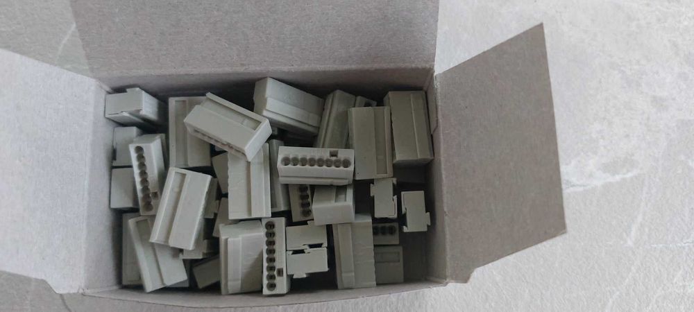 Szybkozłączka do puszek MIKRO  0,6‑0,8mm2 jasnoszara 243‑308 /50szt./