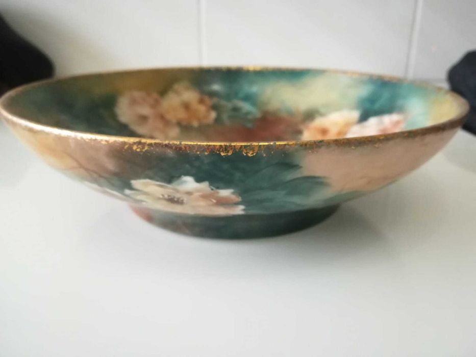 Taça decorativa pintada à mão