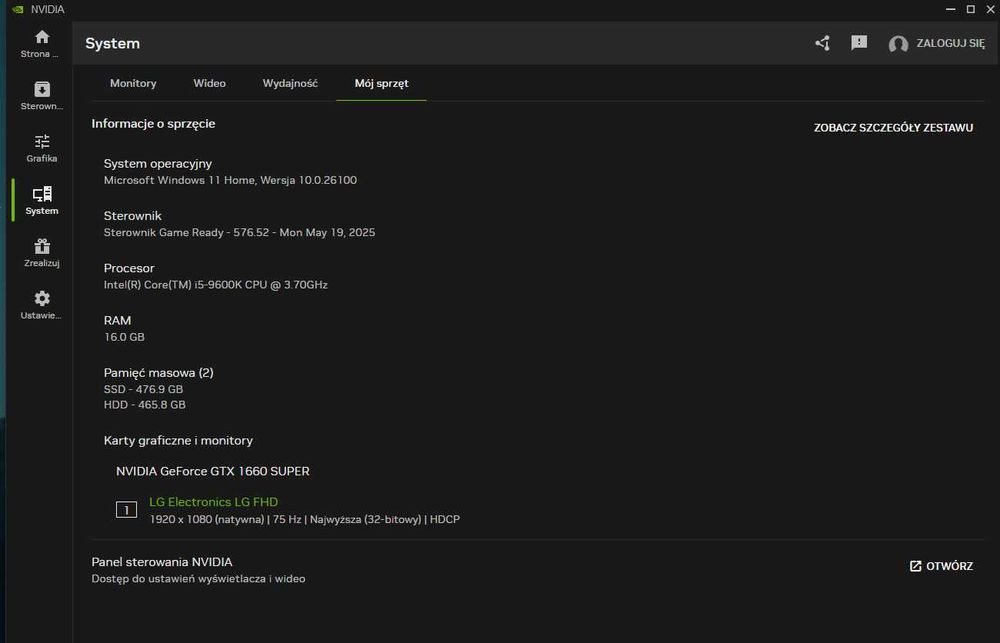 Komputer i5 9600k GTX 1660 SUPER + mysz i klawiatura