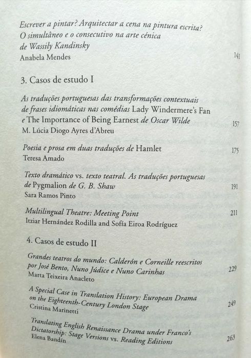 Teatro e Tradução - Palcos de encontro.