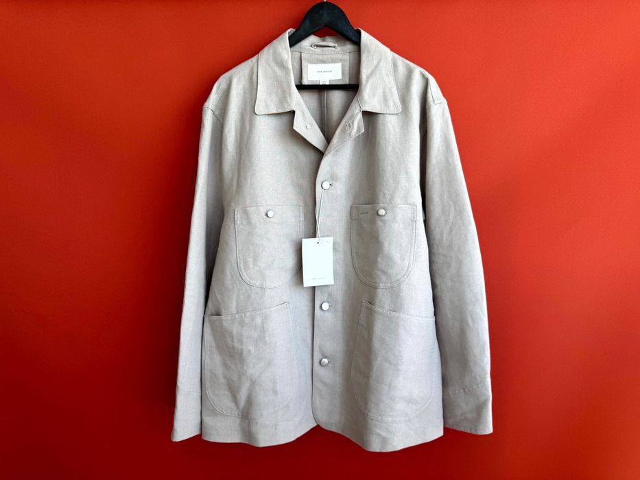 ZARA ORIGINS LINEN Оригінал чоловіча лляна куртка піджак овершот з льону розмір XL