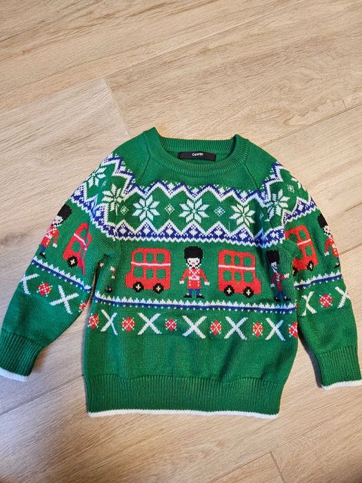 Dziecięcy sweterek świąteczny George