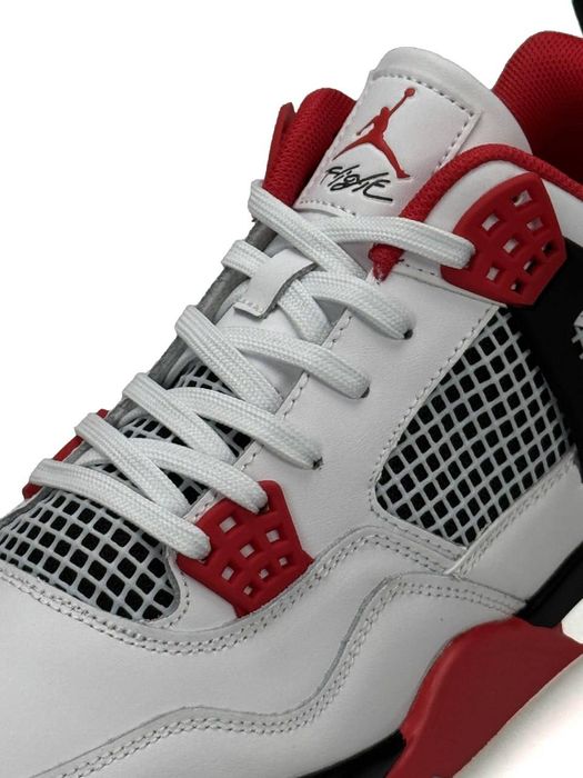Кросівки Nike Air Jordan 4 Retro White (Бюджетна версія) | Кроссовки Найк чоловічі