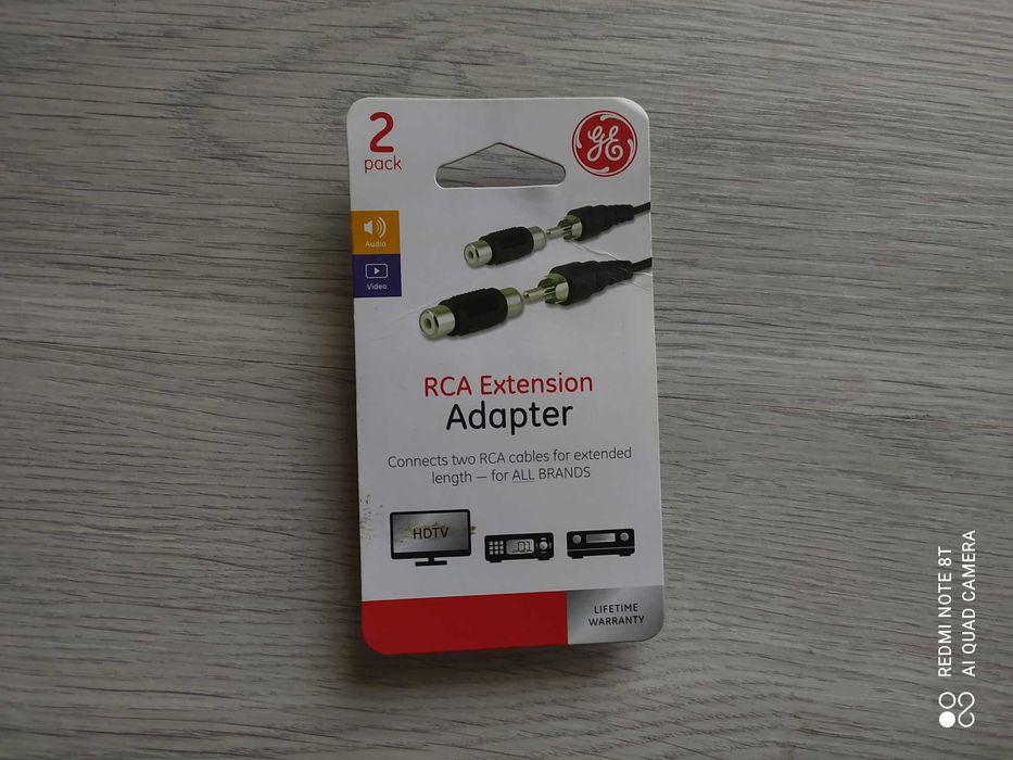 З'єднувальний адаптер GE RCA Соединительный адаптер TV Video