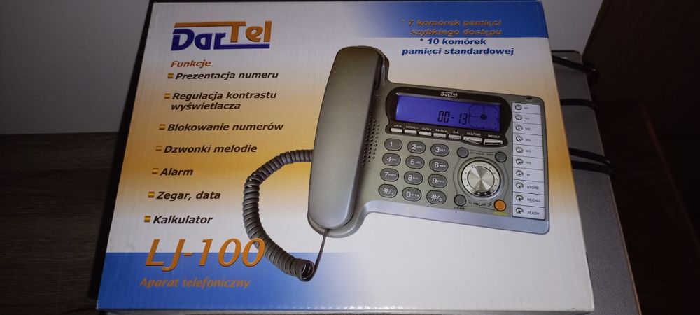 Telefon stacjonarny DARTEL Lj-100. Nowy!