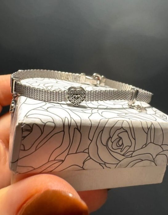 Srebrna bransoletka nowa