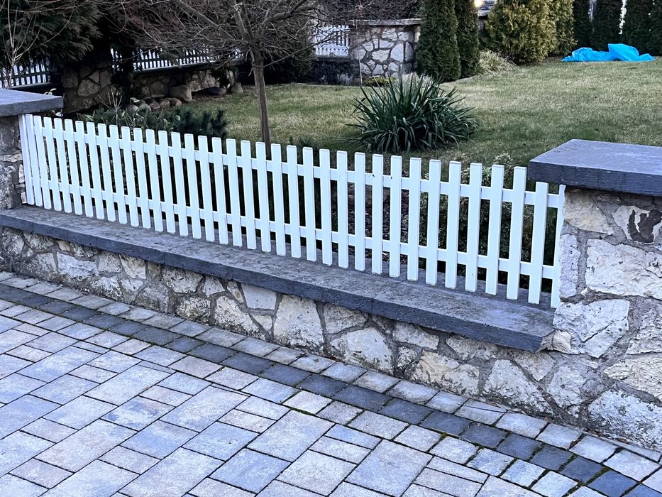 Przęsła ogrodzeniowe, płot aluminiowy malowany proszkowo