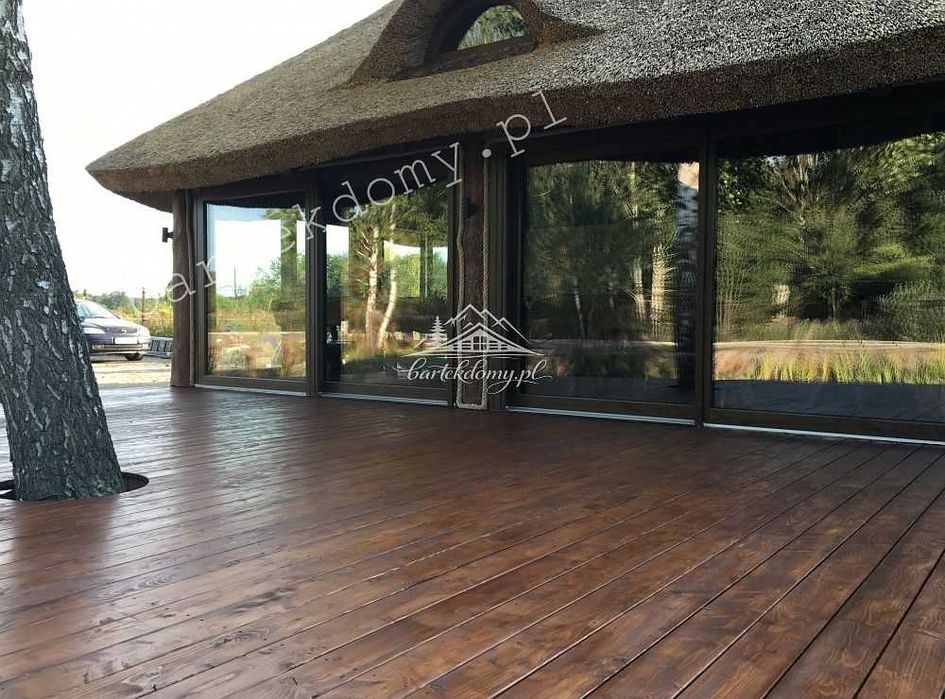 Altana Biesiadna | Altana Ogrodowa | Całoroczna | Kryta Strzechą - Arizona | Altana 6x8m