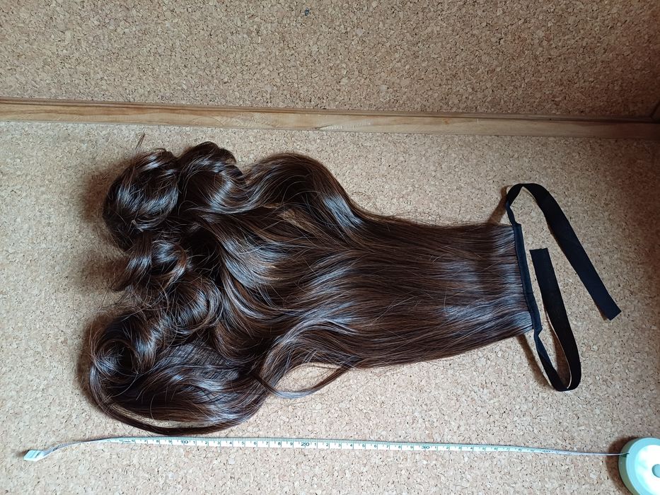 Extensão de cabelo comprido, rabo
de cavalo. Novo.