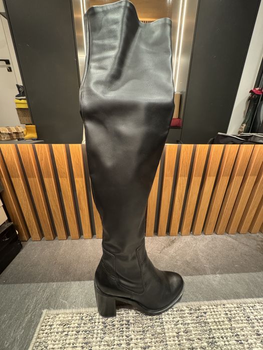 Buty za kolano kozaki na obcasie RYŁKO rozmiar 38