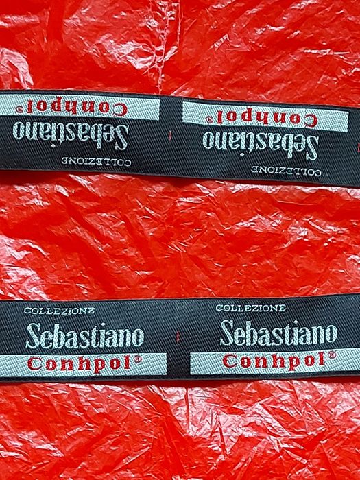 Pasmanteria Taśma z metkami wszywki