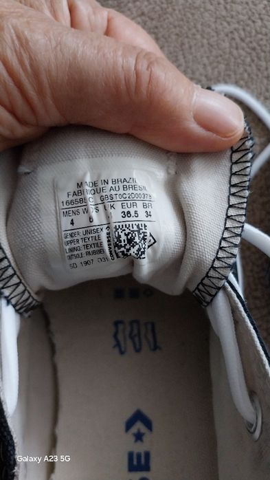 Converse na platformie damskie  36,5