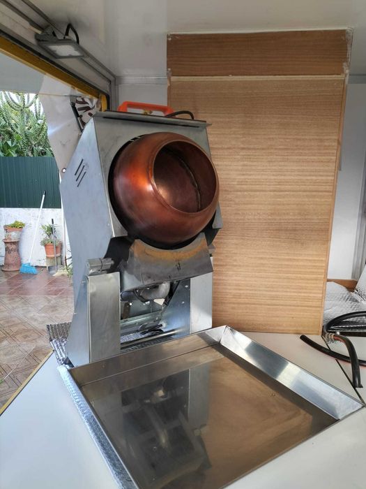 Maquina de caramelizar frutos secos