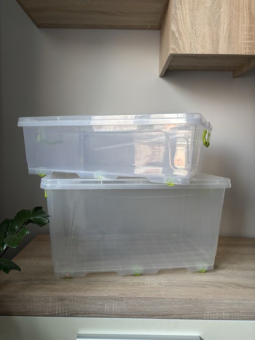 Пластиковый контейнер bigbox 80л та 30л / органайзер для зберігання