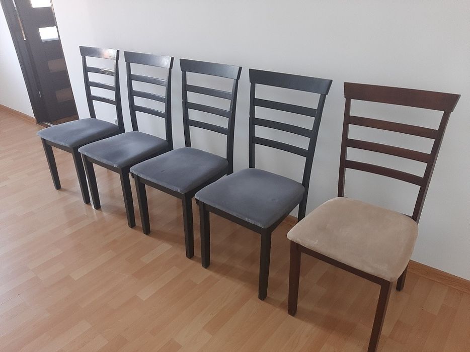 Komplet krzeseł 4 szt + 1 Agata