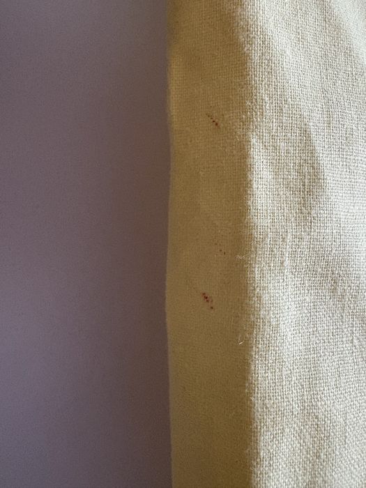 Lniano bawełniana sukienka damska masełkowy kolor