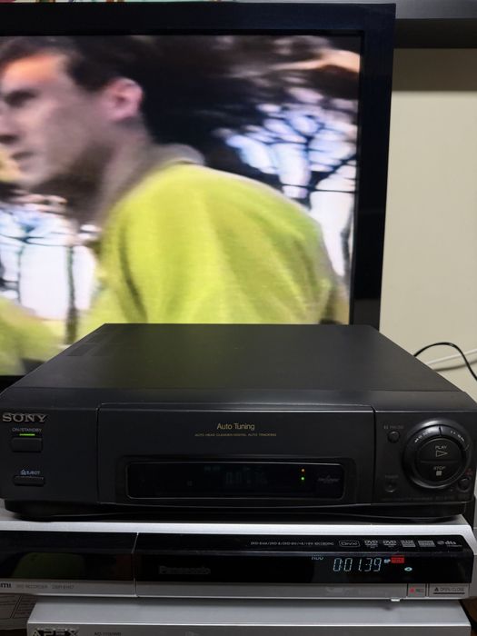Gravador/leitor VHS Sony