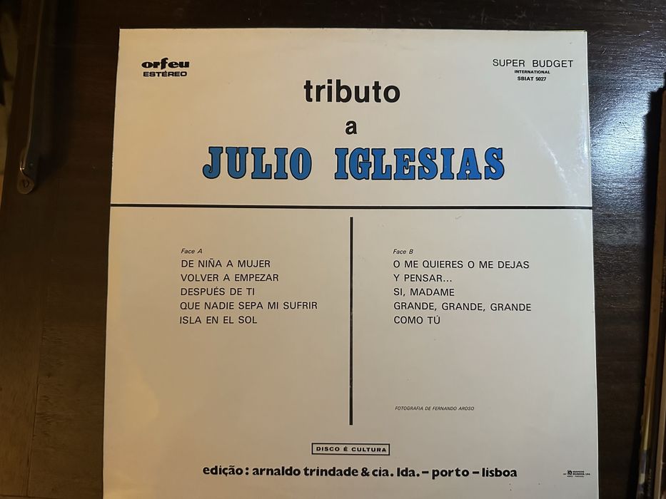 2 Discos Vinil Júlio Iglesias – “Hey!” + “Tributo a Julio Iglesias” | LPs Originais