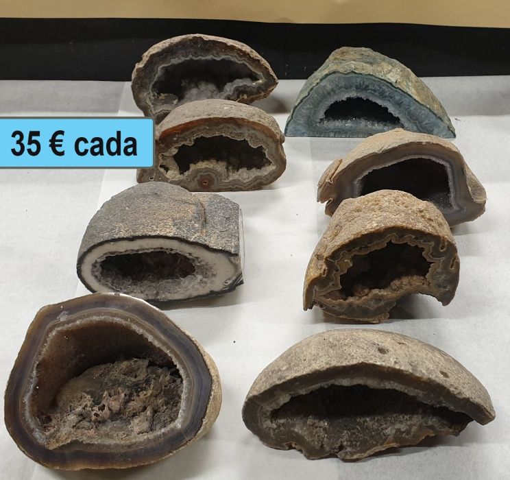 31 Geodos Ágata Natural - diversos