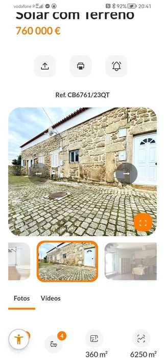Casa de pedra na aldeia
