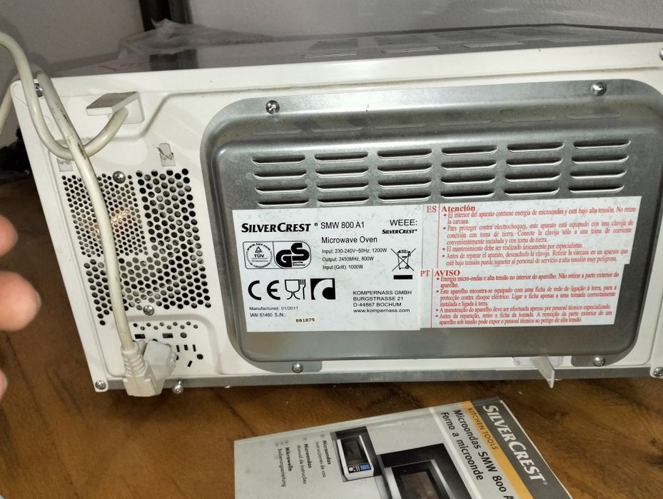 Micro-ondas de bancada