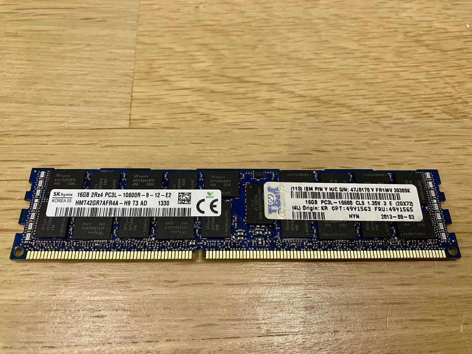Pamięć RAM DDR3 16 GB 1333 MHz