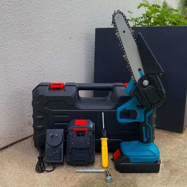 Мини-пила цепная макита аккумуляторная для обрезки деревьев. Пилка.