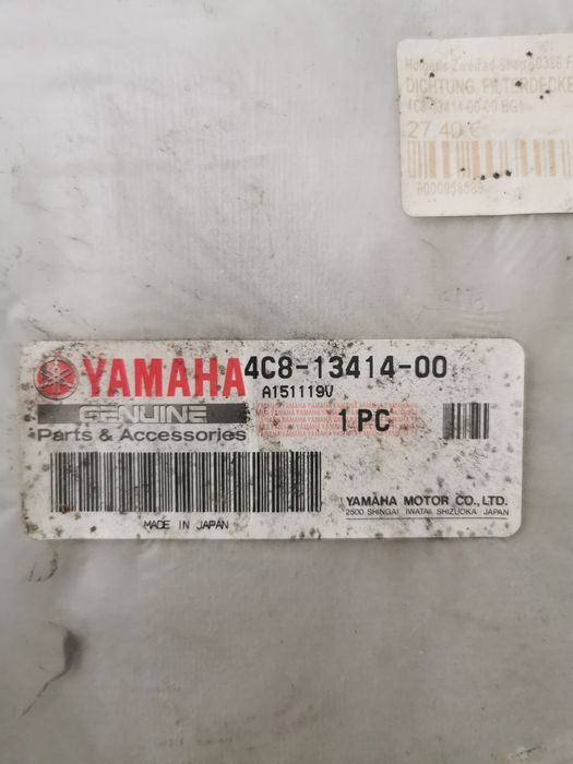 Yamaha fz 1 uszczelka misy olejowej oryginał