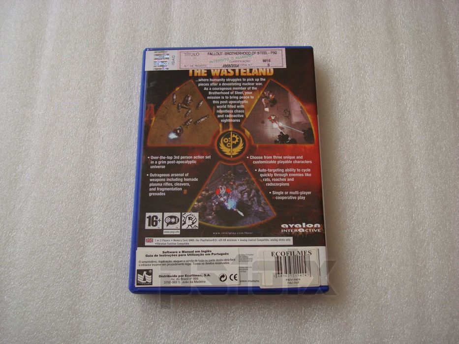 Fallout Brotherhood of Steel playstation ps2