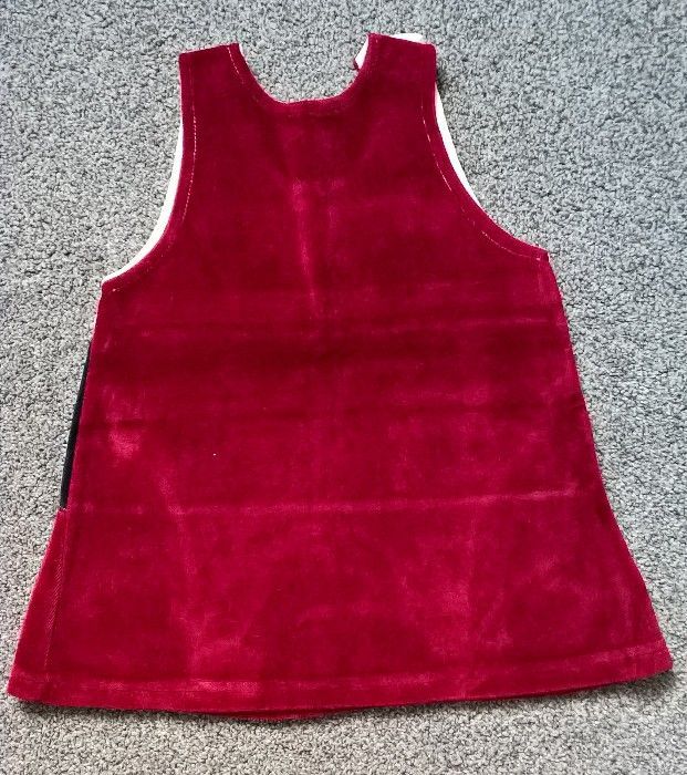 Sukienka welurowa i sztruksowa  r. 80