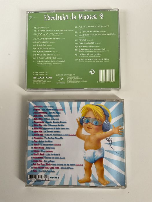 2 Cds de musica infantil