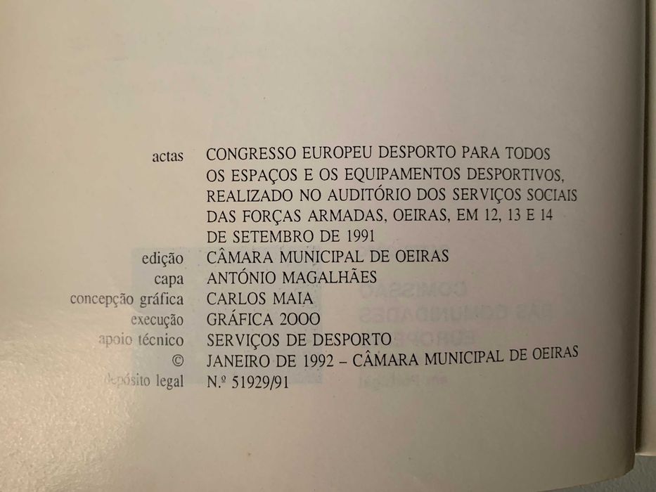 Os Espaços e os Equipamentos Desportivos