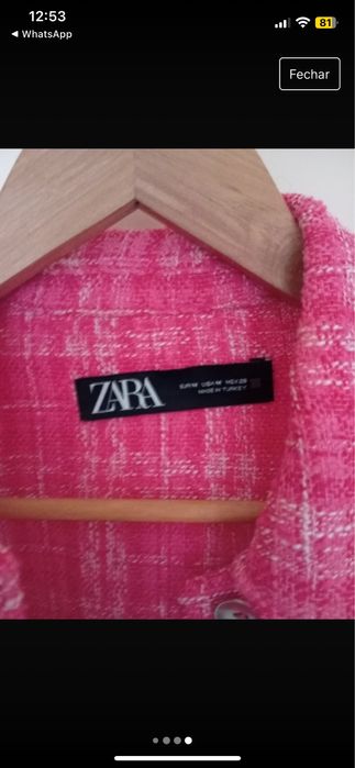 Casaco Rosa Zara