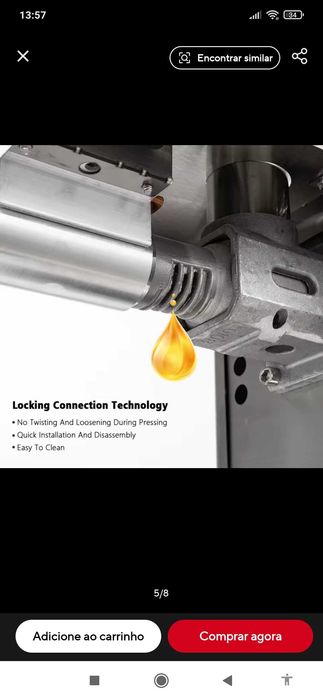 Máquina de extração de óleo a frio e quente 1500w