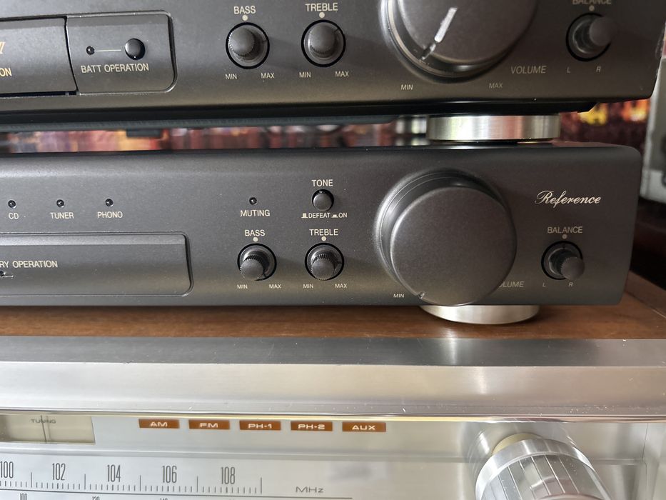 Amplificador Technics SE-A900SM2 e Pré Technics SU-C800U