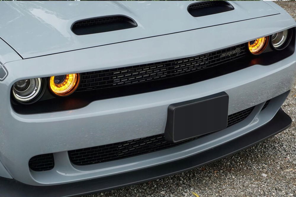 dodge challenger 2015-2024 maska aluminiowa 68502581aa