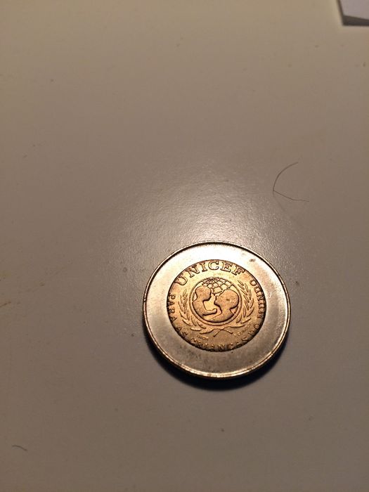 Moeda de 100$00 Unicef